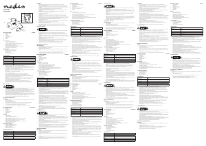 Manuale Nedis FUDI310BK Macchina della nebbia