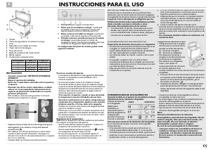 Manual de uso Ignis AFE 982/G Congelador