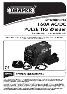 Manual Draper ACDC160P Welder