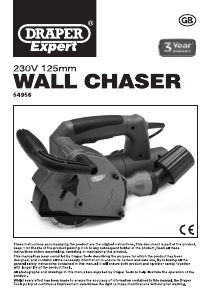 Manual Draper WC1320 Wall Chaser