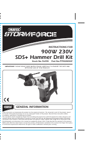 Manual Draper PT900SDSSF Rotary Hammer