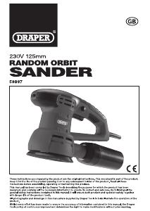 Manual Draper ROS430D Random Orbital Sander