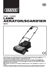 Manual Draper GLAS1100D Lawn Raker