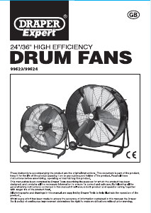 Manual Draper HV-36/E Fan