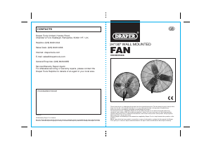 Handleiding Draper HVW24 Ventilator