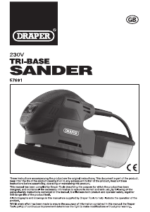 Manual Draper TPS220D Delta Sander