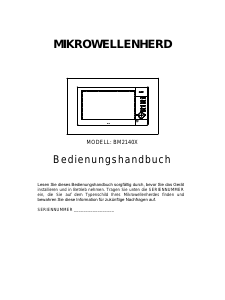 Bedienungsanleitung Gorenje BM2140X Mikrowelle