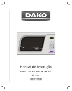 Manual Dako MODK018S2B1BR Micro-onda