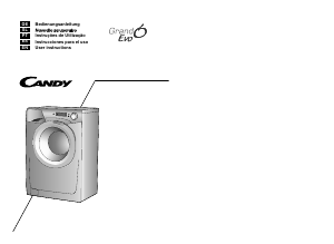 Manual Candy EVO 1282D-37 Máquina de lavar roupa
