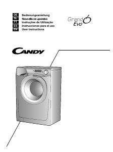 Manual Candy EVO 1282D/1-37 Máquina de lavar roupa