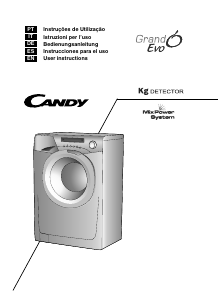 Manual Candy EVO 1293DW/1-37 Washing Machine
