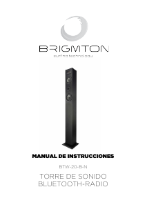 Manual Brigmton BTW-20-B Speaker