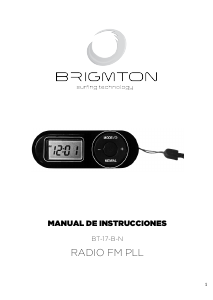 Manual de uso Brigmton BT-17-B Radio