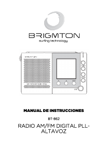 Manual de uso Brigmton BT-862 Radio