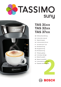 Руководство Bosch TAS3104 Tassimo Suny Кофе-машина