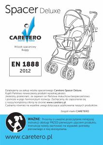 Instrukcja Caretero Spacer Deluxe Wózek