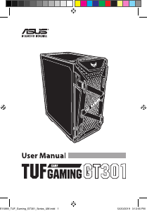 Manual Asus TUF Gaming GT301 PC Case