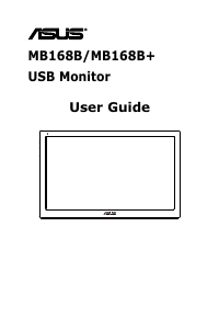 Manual Asus MB168B+ LCD Monitor