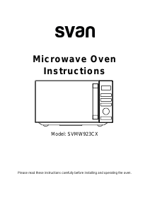 Handleiding Svan SVMW923CX Magnetron