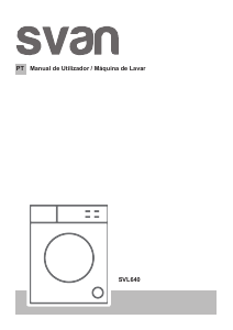 Manual Svan SVL640 Máquina de lavar roupa