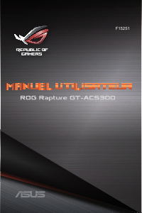 Mode d’emploi Asus GT-AC5300 ROG Rapture Routeur