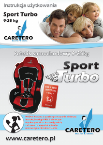 Instrukcja Caretero Sport Turbo Fotelik samochodowy