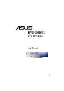 Manual Asus DVD-E616P1 DVD Player