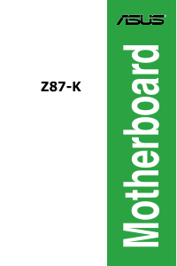 Handleiding Asus Z87-K Moederbord