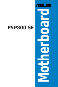 Bedienungsanleitung Asus P5P800 SE Hauptplatine