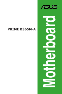 説明書 エイスース PRIME B365M-A マザーボード