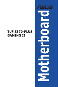 Bedienungsanleitung Asus TUF Z370-PLUS GAMING II Hauptplatine