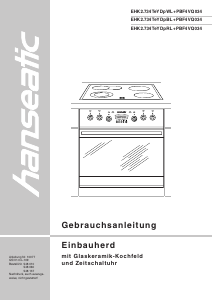 Bedienungsanleitung Hanseatic EHK2.734TeYDpBL+PBF4VQ034 Herd