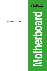 Manual Asus PRIME X370-A Motherboard