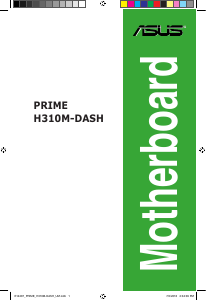 Manual Asus PRIME H310M-DASH Motherboard