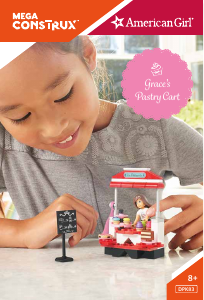 Manual Mega Construx set DPK83 American Girl Graces pastry cart