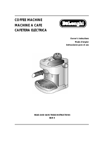 Manual de uso DeLonghi BAR 8 IS Firenze Máquina de café