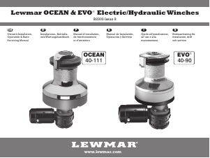 Manual de uso Lewmar B2303 Ocean Cabrestante