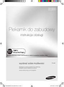 Instrukcja Samsung NV6323BGSSR/EO Piekarnik