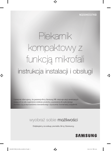 Instrukcja Samsung NQ50H5537KB/EO Piekarnik