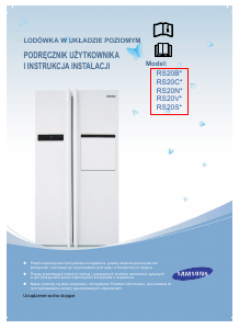 Instrukcja Samsung RS20BRHS Lodówko-zamrażarka