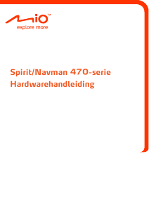 Handleiding Mio Spirit 475 Navigatiesysteem