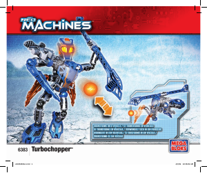 Vadovas Mega Bloks set 6383 Neo Machines Turbochopper