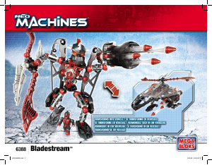 Manual Mega Bloks set 6388 Neo Machines Bladestream