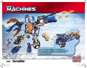 Hướng dẫn sử dụng Mega Bloks set 6387 Neo Machines Terrablitz