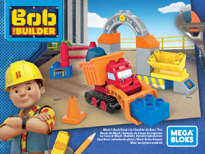 Manual Mega Bloks set FFF22 Bob the Builder Mucks rock drop