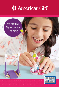 Manual Mega Bloks set DPK82 American Girl McKennas gymnastics training