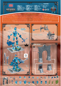 Käyttöohje Mega Bloks set 9030 Mag Warriors Warfang