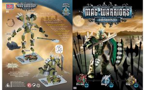 Kullanım kılavuzu Mega Bloks set 9015 Mag Warriors Drachnid