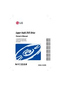 Manual LG GSA-4163B DVD Player