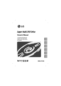 Manual LG GSA-H10A DVD Player